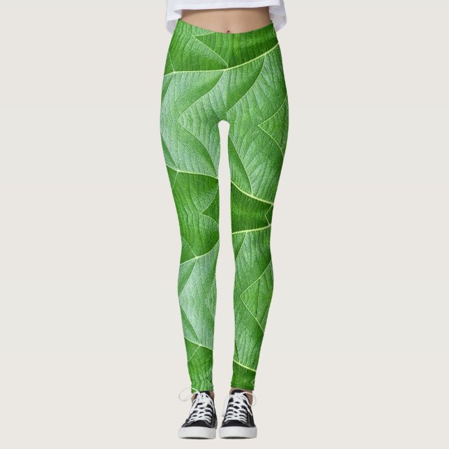 Legging Lindo verde natural clássico "Ratti_Creative_Arts" (Frente)