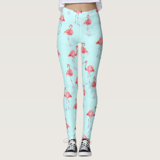 Legging Lindos flamingos cor-de-rosa