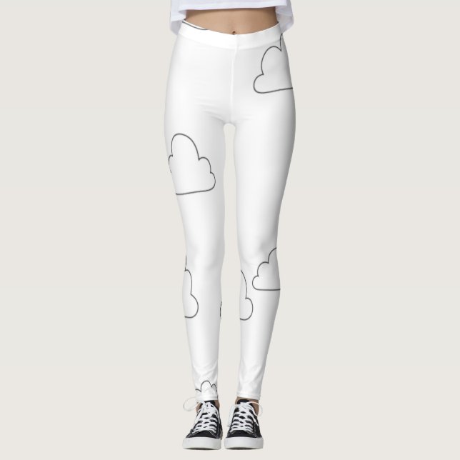 Legging Line Art, Alabaster (Frente)