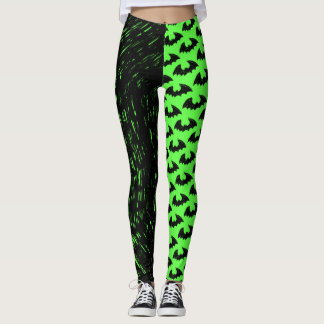 Legging Lineart de morcegos e Góticos - Leggens verdes