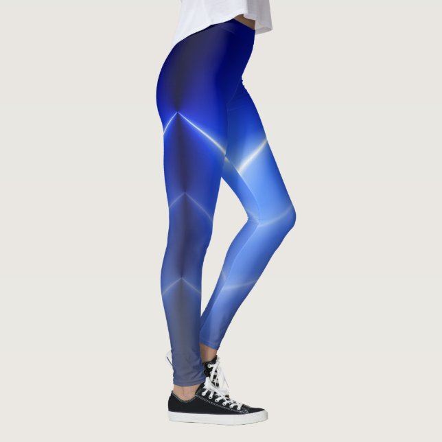 Legging Linha Azul Fino - Impulso Inicial (Direita)