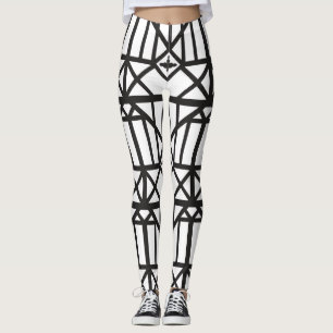 Legging Linha de Treliça Heritage inspirada na Arquitetura