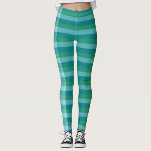 Legging Linha Tanager Turquesa, Azul Teal e Verde Kelly