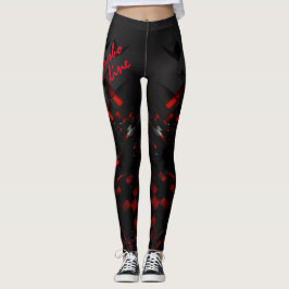 Legging Linha turbo-design desportiva moderna