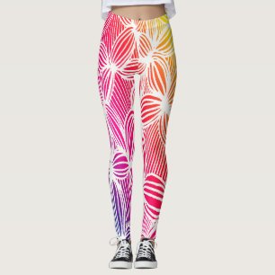 Legging Linhas arco-íris curvas