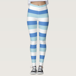 Legging Linhas azuis, estilo de marinheiro