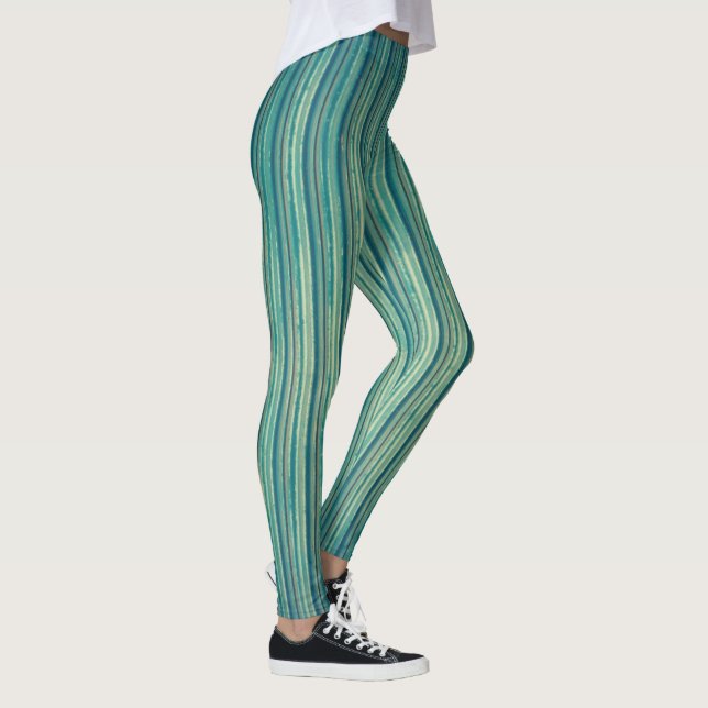 Legging Linhas Azuis Estrias (Direita)