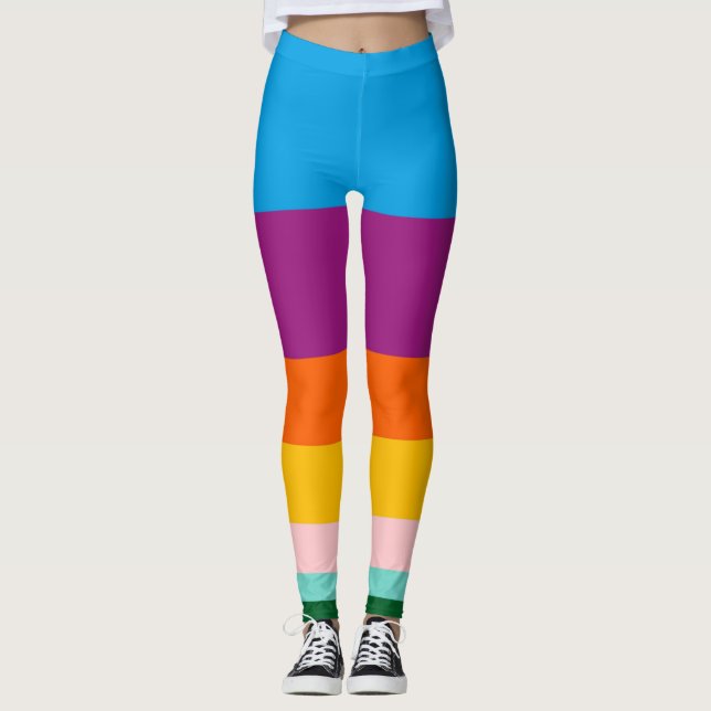 Legging Linhas coloridas (Frente)