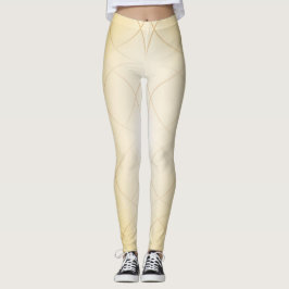Legging Linhas de abstrato ouro