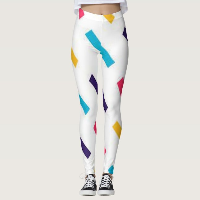 Legging Linhas de cores (Frente)