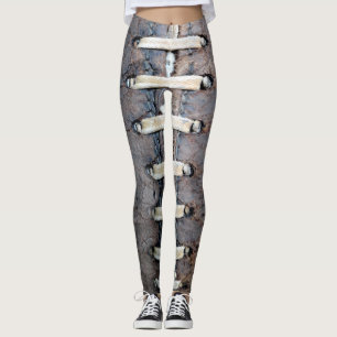Legging Linhas de futebol verticais