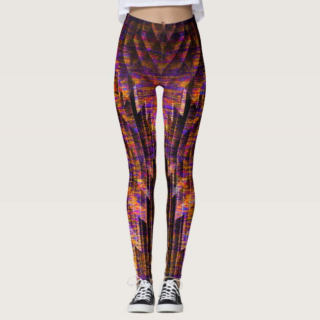 Legging Linhas de hetero (Frente)