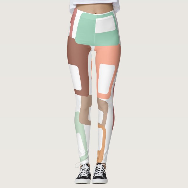 Legging Linhas e Retângulos (Frente)