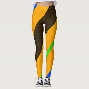 Legging Linhas laranja