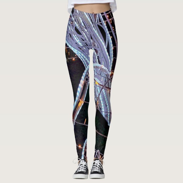 Legging Linhas não espumantes (Frente)