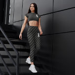 Legging Linhas negras, design moderna.<br><div class="desc">A linha preta, design moderno, design é perfeita para exercícios, roupas, ou um dia normal, e também como presente. Este é um design único do Exército.</div>