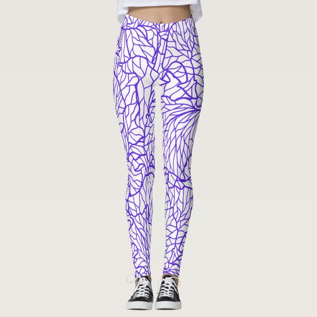Legging Linhas Roxas Patton  (Frente)