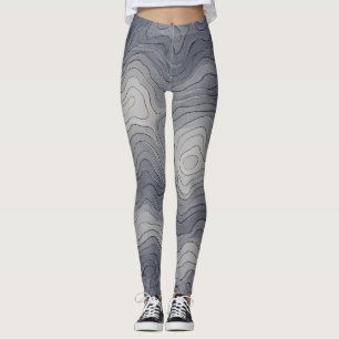 Legging Linhas Suaves de Elevação – Escala de Cinza
