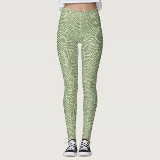Legging Linhas Verdant Tecidas | Moderna Geometria do Sécu