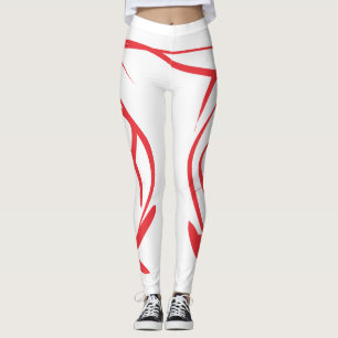 Legging Linhas Vermelhas