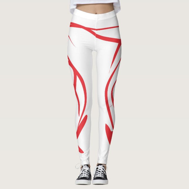 Legging Linhas Vermelhas (Frente)