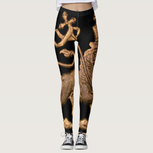 Legging Lion of Judah Ir - Jah Rasta Power yoga -
