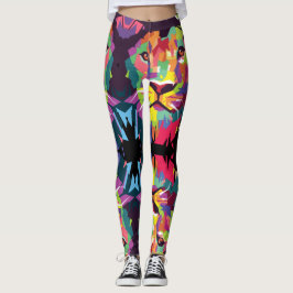 Legging Lion of Judah Ir - Rasta Poly Power yoga -