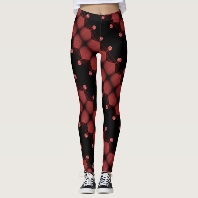Legging Lipstick Moon Love Hot Yoga Abstrato (Frente)