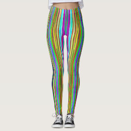 Legging liqne couleur mix