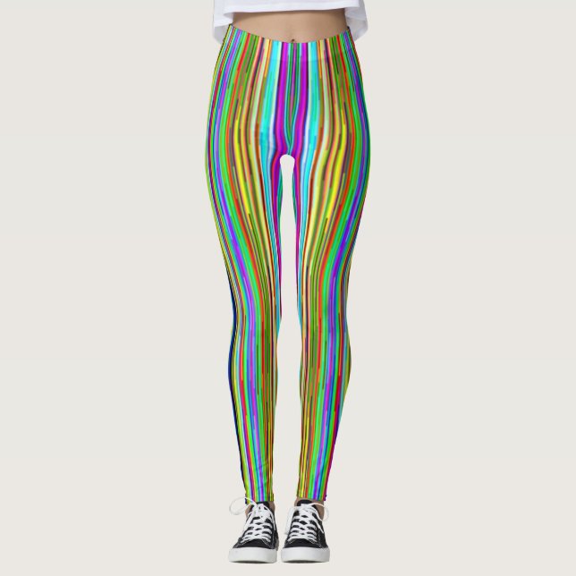 Legging liqne couleur mix (Frente)
