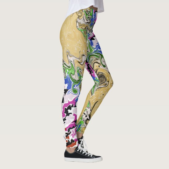 Legging Liquidação de multicores (Direita)