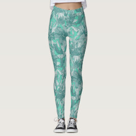Legging lírio veridiano