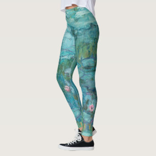 Legging Lírios d'água (por Claude Monet, 1915)
