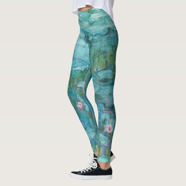 Legging Lírios d'água (por Claude Monet, 1915) (Esquerda)