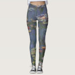 Legging Lírios de água<br><div class="desc">Lírios d'água, por Claude Monet, 1916, sobre leggings</div>