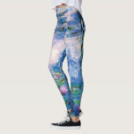 Legging Lírios de água de Monet<br><div class="desc">Lírios de água de Monet.
Visite por favor minha loja para um design mais interessante e uma mais escolha da cor.
=> zazzle.com/iwheels*</div>