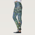 Legging Lírios de Claude Monet, Flores Vintage<br><div class="desc">Lírios (1916), por Claude Monet. Water Lily é uma pintura floral de arte impressionista vintage. Jardim de flores da primavera Monet em Giverny, França. Esta paisagem é uma das muitas variações das pinturas de lírio-d'água que Monet pintou por seu lago. Sobre o artista: Claude Monet (1840-1926) foi o fundador do...</div>