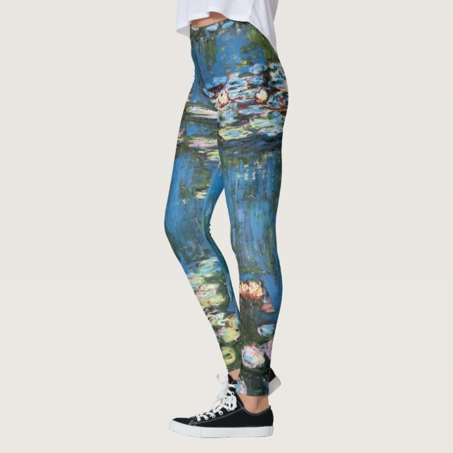 Legging Lírios de Claude Monet, Impressionismo venenoso (Esquerda)