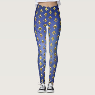 Legging Lís de Ouro em Azul