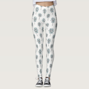 Legging Listra de Margarida Pastel em Arte Linear