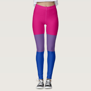 Legging Listra horizontal bissexual da bandeira LGBT do