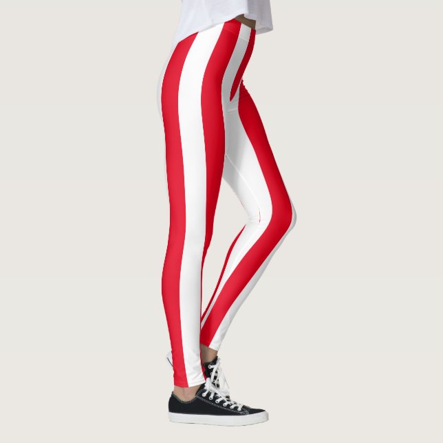 Legging Listra vertical grande de Candycane (Direita)
