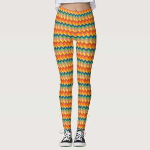 Legging listra ziguezague