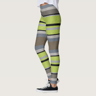 Legging Listrado Decorativo
