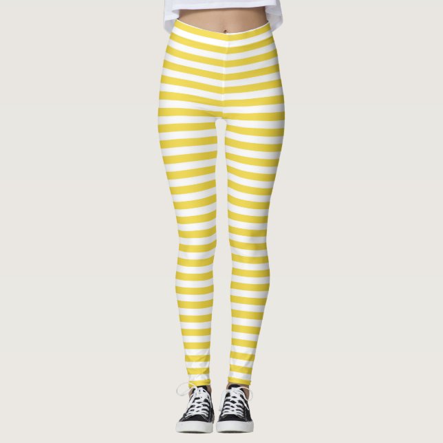 Legging Listras Amarelas (Frente)