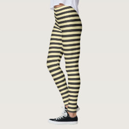 Legging Listras Amarelas Pretas