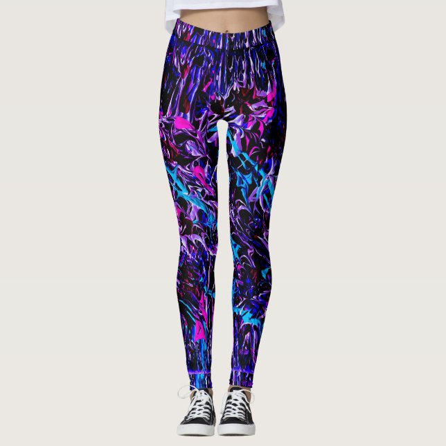 Legging Listras azuis (Frente)