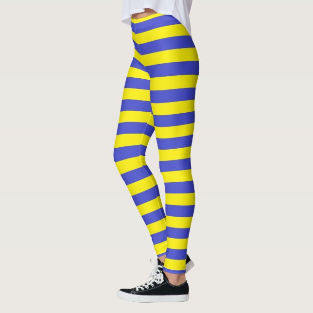 Legging Listras azuis e amarelas (Esquerda)