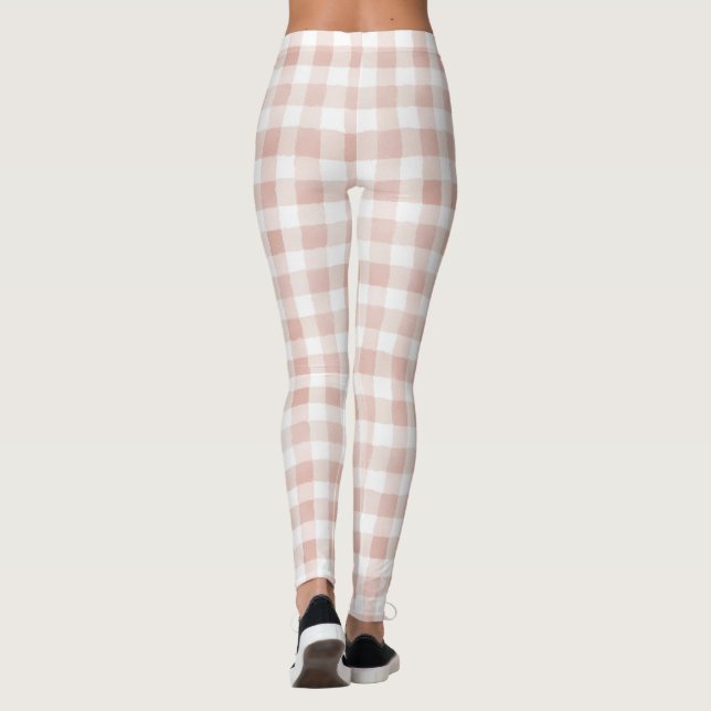 Legging Listras Brancas Rosa (Verso)