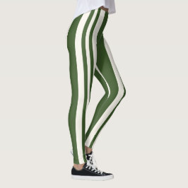 Legging Listras brancas verdes